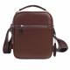 Мужская кожаная сумка через плечо BUFFALO BAGS M2458C коричневая