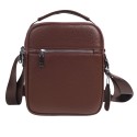Мужская кожаная сумка через плечо BUFFALO BAGS M2458C коричневая
