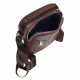 Мужская кожаная сумка через плечо BUFFALO BAGS M2458C коричневая
