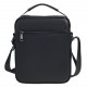 Мужская кожаная сумка через плечо BUFFALO BAGS M2451A черная