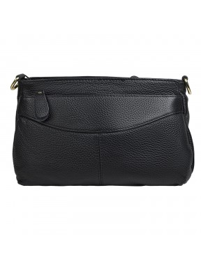 Сумка женская из натуральной кожи MB7651black
