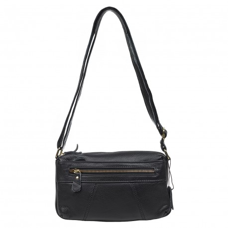 Сумка женская из натуральной кожи MB7763black
