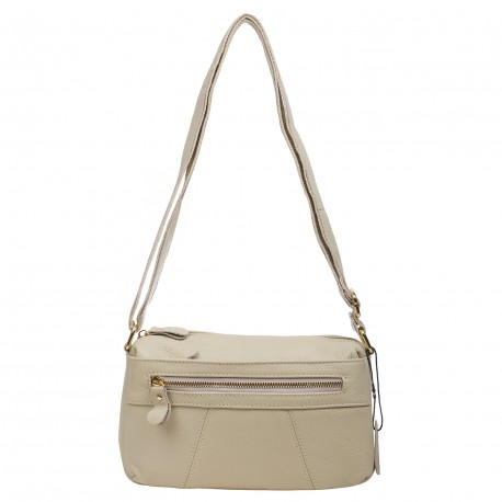 Сумка женская из натуральной кожи MB7763beige