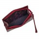 Косметичка кожа Desisan 2-44 красный кроко