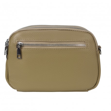 Сумка женская из натуральной кожи MB605taupe
