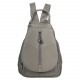 Кожаный женский рюкзак BUFFALO BAGS MB3191grey