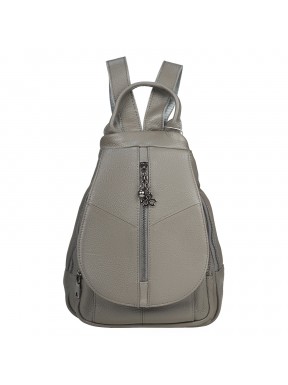 Кожаный женский рюкзак BUFFALO BAGS MB3191grey