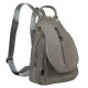 Кожаный женский рюкзак BUFFALO BAGS MB3191grey