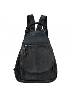 Кожаный женский рюкзак BUFFALO BAGS MB3192black