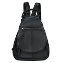 Кожаный женский рюкзак BUFFALO BAGS MB3192black