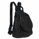 Кожаный женский рюкзак BUFFALO BAGS MB3192black