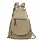 Кожаный женский рюкзак BUFFALO BAGS MB3192beige