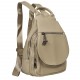 Кожаный женский рюкзак BUFFALO BAGS MB3192beige