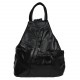 Кожаный женский рюкзак BUFFALO BAGS MB7733black