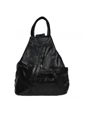 Кожаный женский рюкзак BUFFALO BAGS MB7733black