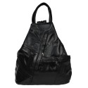 Кожаный женский рюкзак BUFFALO BAGS MB7733black