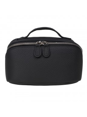 Косметичка женская из натуральной кожи MB7806black