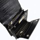 Портфель кожаный Desisan 5009-11 черный кроко