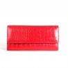 Кошелек женский кожаный GRASS 124-31 красный кроко