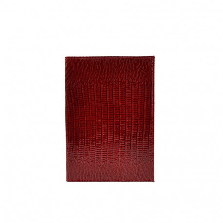 Обложка кожа паспорт лак 002-15 красный лазер