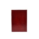Обложка кожа паспорт лак 002-15 красный лазер