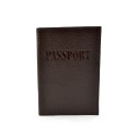 Обложка для паспорта кожаная 003-14 коричневый флотар