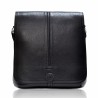 Барсетка мягкая кожаная DESISAN 342-01 черный гладкий