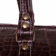 Сумка дорожная кожаная Desisan 504-119 коричневый кроко