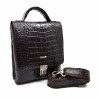 Барсетка кожа мягкая DESISAN 1340-19 коричневый кроко